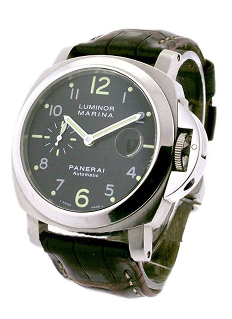 panerai luminor marina stainless steel watch pam164|Panerai Luminor marina.